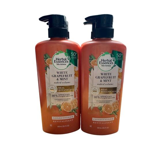 Herbal Essences Conditioner Bio Renew White Grapefruit & Mosa Mint 4pack lot NEW - Picture 2 of 3